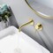 Kibi Circular Single Handle Wall Mounted Bathroom Sink Faucet, Brushed Gold KBF1023BG - alternate 7